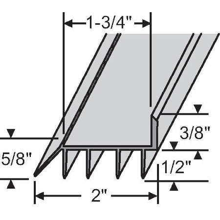 Strybuc 37in BROWN DOOR SWEEP 19-1053-37